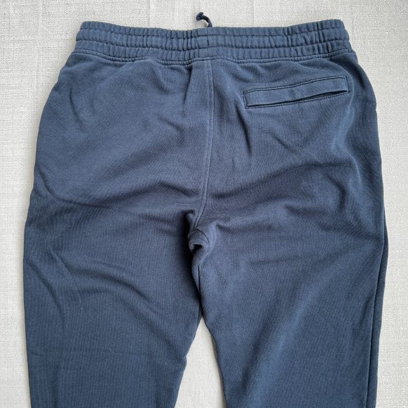 Gymshark Joggers Sweatpants Mens Size Medium Navy Pants Gym Tapered Logo - Picture 8 of 12